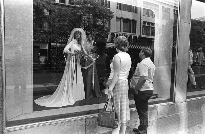 dresses wedding gowns couples shopping stores retail windows